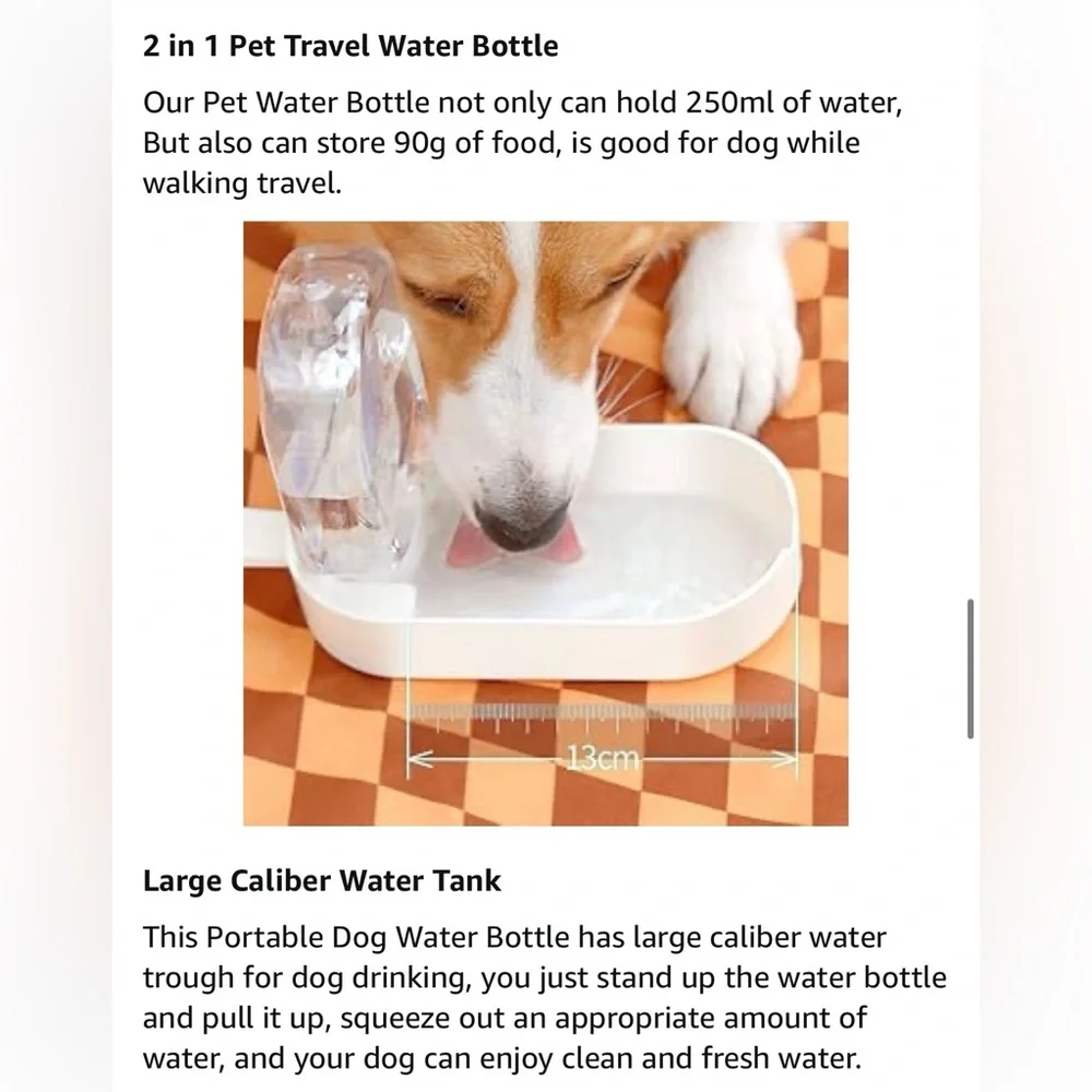 Portable Dog Food and Water Bowl - Yellow and Blue Bundle of 2